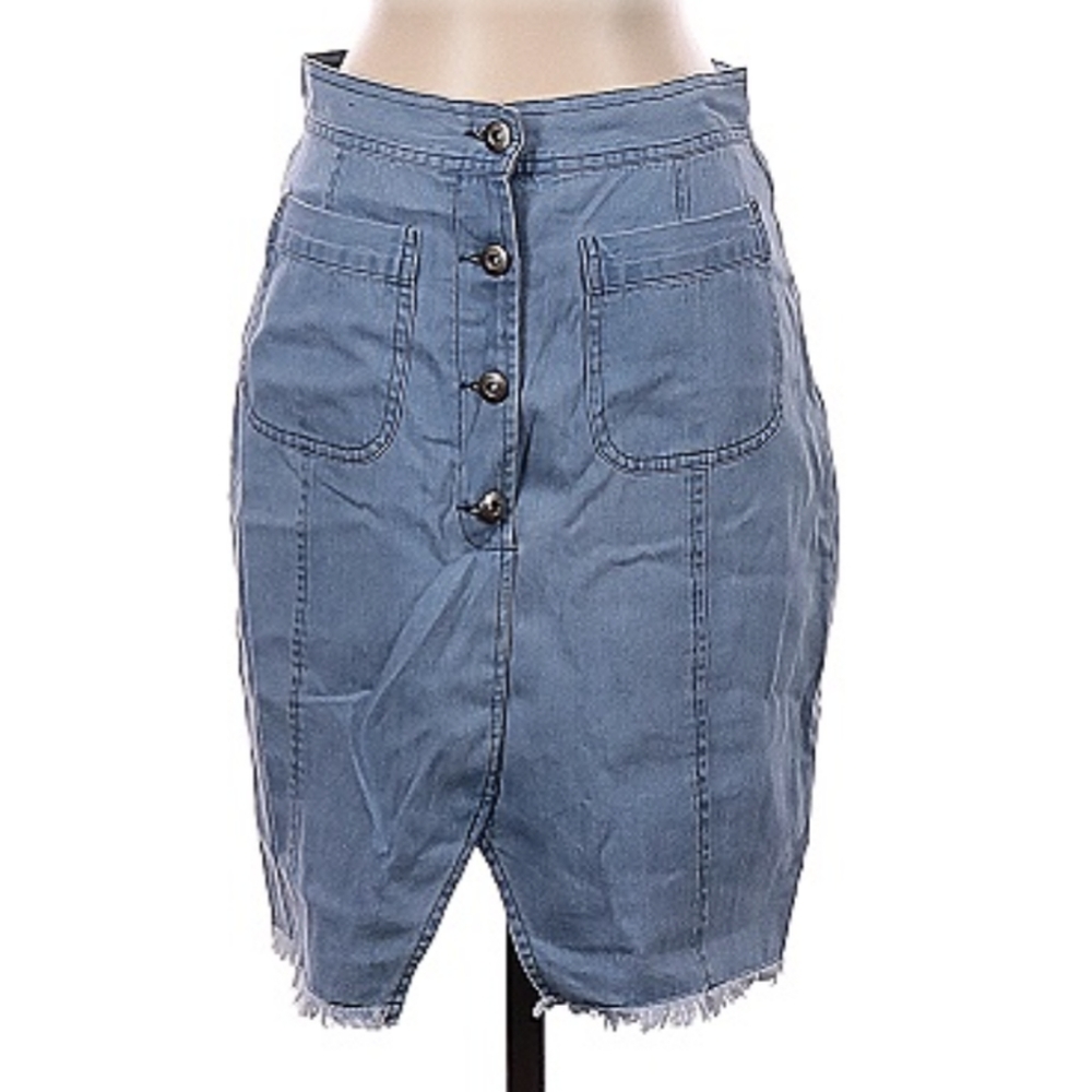 Cupcakes and Cashmere denim skirt